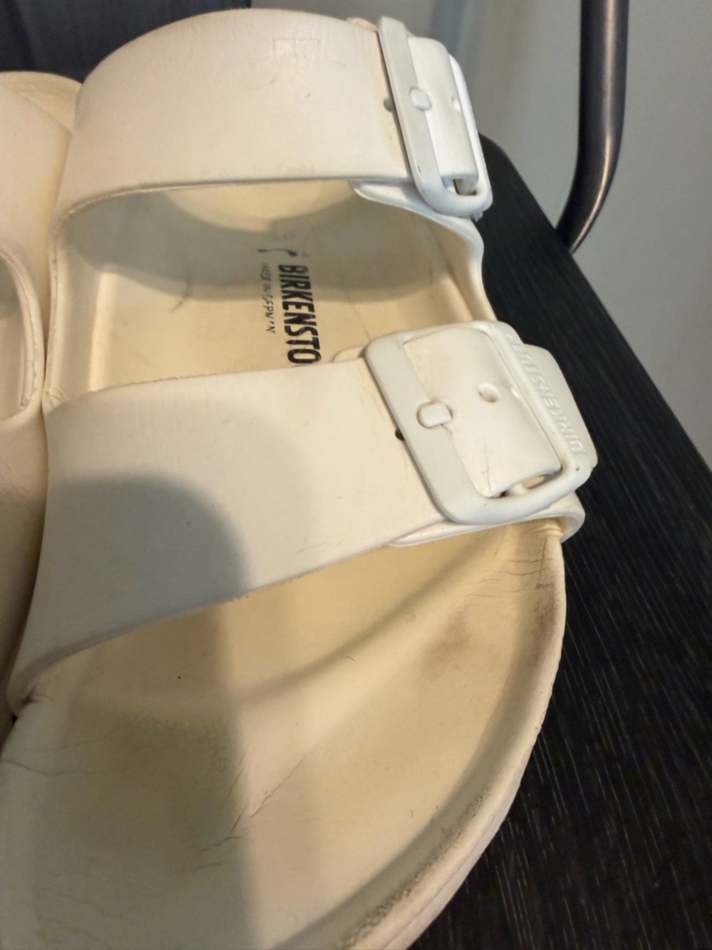 Birkenstock Eva Unisex Arizona Sandals White 38 - Picture 5 of 16